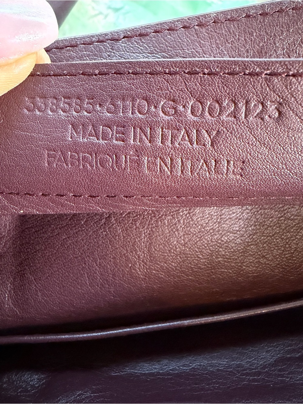 Balenciaga Papier Mini A4 Tote Burgundy Leather Crossbody - Picture 14 of 15